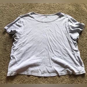 Light purple crop top